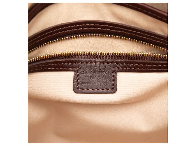Louis Vuitton Red Monogram Mini Lin Lucille GM Rosso - vista 5