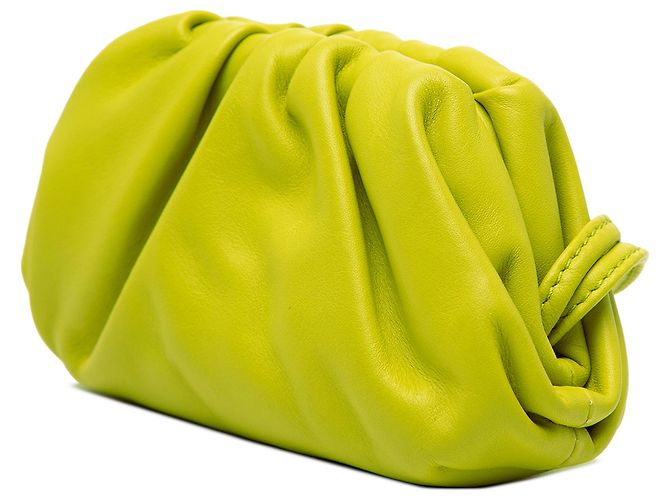 Bottega Veneta Borsa a tracolla The Extra Mini in agnello verde Verde chiaro - vista 2