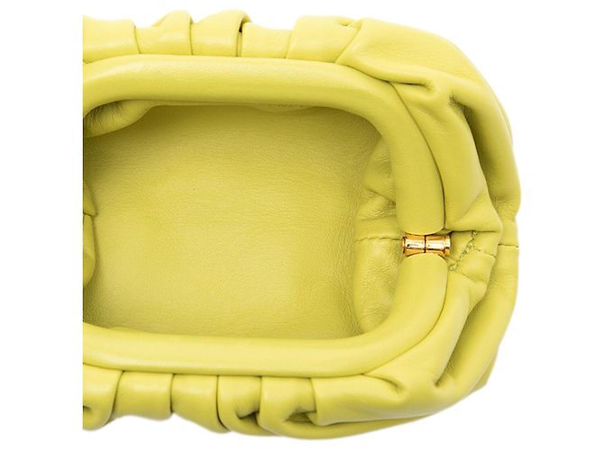 Bottega Veneta Borsa a tracolla The Extra Mini in agnello verde Verde chiaro - vista 4