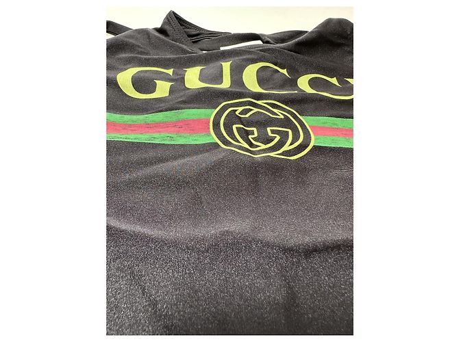 Gucci Sparkling Stretch Badeanzug Schwarz XS Mehrfarben - Ansicht 3