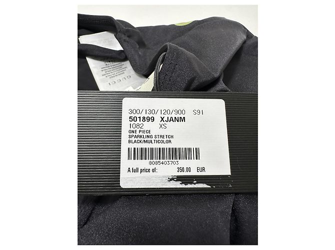 Gucci Sparkling Stretch Badeanzug Schwarz XS Mehrfarben - Ansicht 5