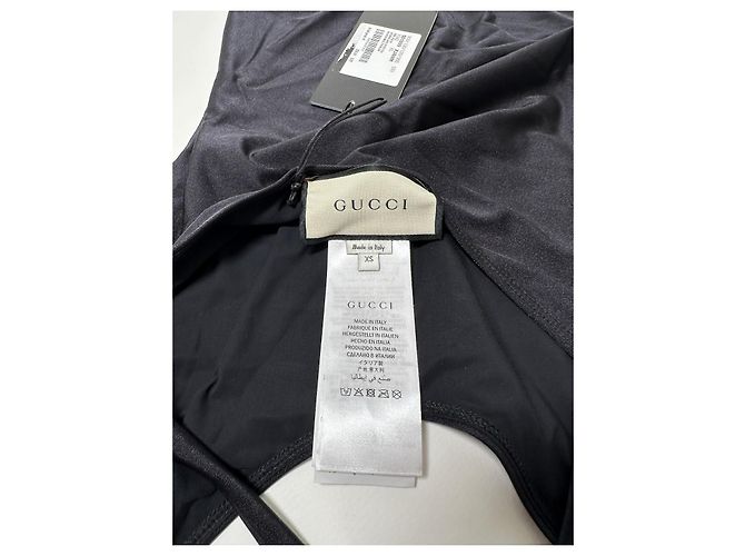 Gucci Sparkling Stretch Badeanzug Schwarz XS Mehrfarben - Ansicht 6