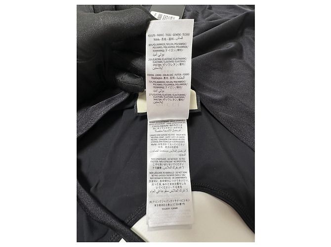 Gucci Sparkling Stretch Badeanzug Schwarz XS Mehrfarben - Ansicht 7