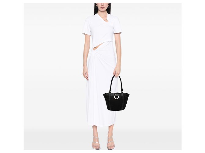 Borsa Abbey D Ring in tela GG nera Gucci Nero - vista 6