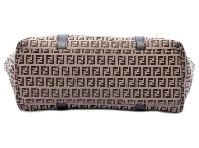 Fendi Superstar Tote aus beige Zucchino Canvas - Ansicht 3