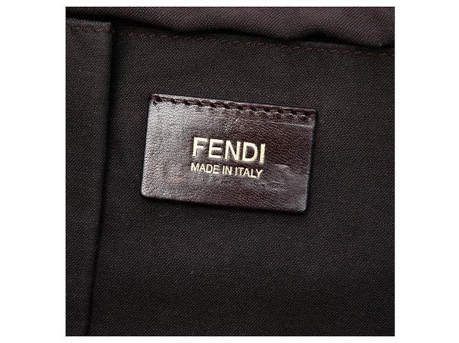 Fendi Superstar Tote aus beige Zucchino Canvas - Ansicht 5