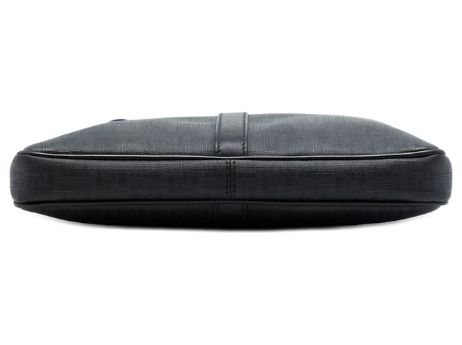 Fendi Black Zucchino Spalmati Crossbody Nero - vista 3