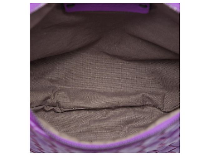 Bottega Veneta Borsa a tracolla in nappa Intrecciato viola, Small Porpora Viola scuro - vista 4