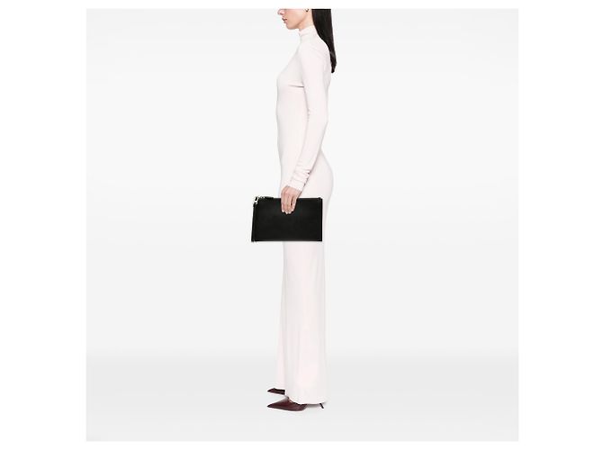 Clutch Wristlet in Saffiano nero Prada - vista 6
