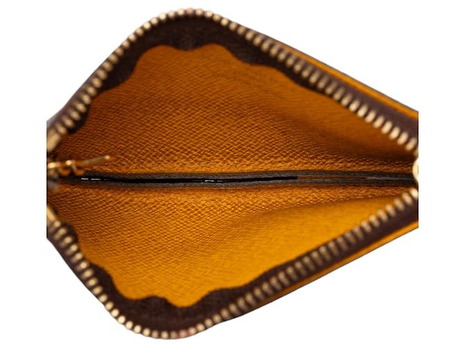 Pochette Clés Monogram Groom marrón Louis Vuitton Castaño - vista 4