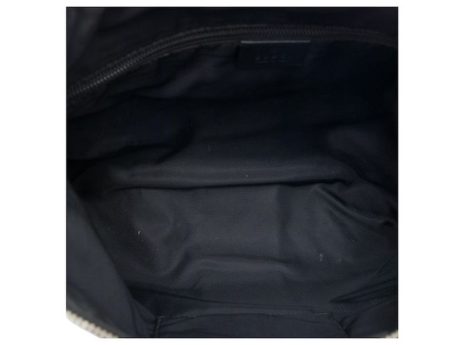 Borsa Messenger Gucci Black GG Techno Canvas Web Nero - vista 4