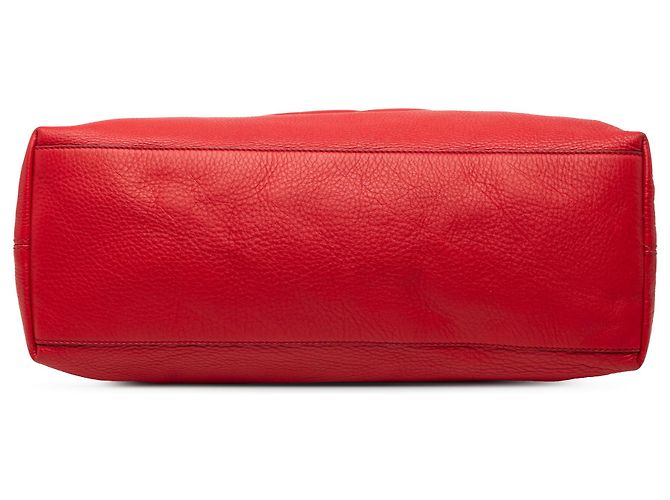 Gucci Soho Chain Tote aus rotem Kalbsleder, Medium - Ansicht 3