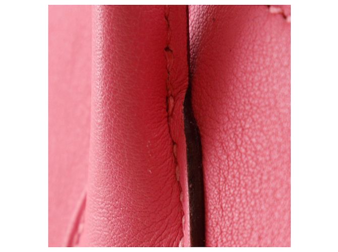 Hermès Bolide 27 in pelle Swift rosa - vista 11