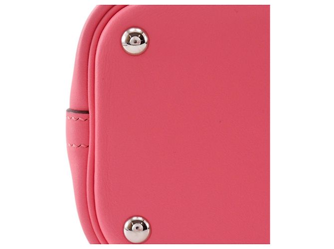 Hermès Bolide 27 in pelle Swift rosa - vista 22