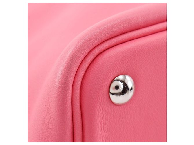 Hermès Bolide 27 in pelle Swift rosa - vista 25