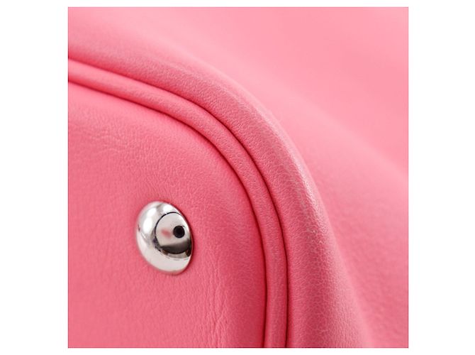 Hermès Bolide 27 in pelle Swift rosa - vista 26