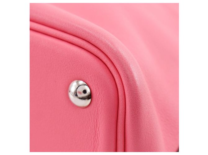 Hermès Bolide 27 in pelle Swift rosa - vista 28