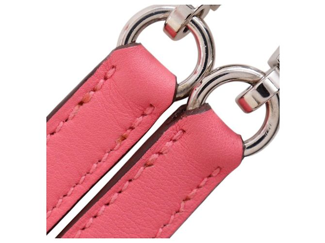 Hermès Bolide 27 in pelle Swift rosa - vista 33