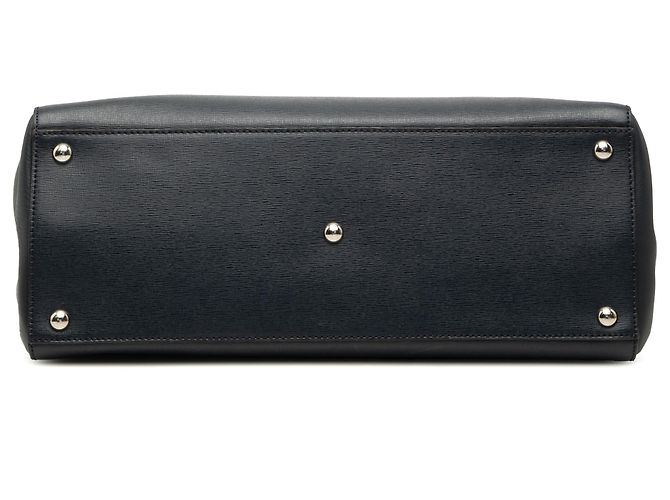 Fendi 2Jours Satchel aus Leder in Schwarz Größe Medium - Ansicht 3