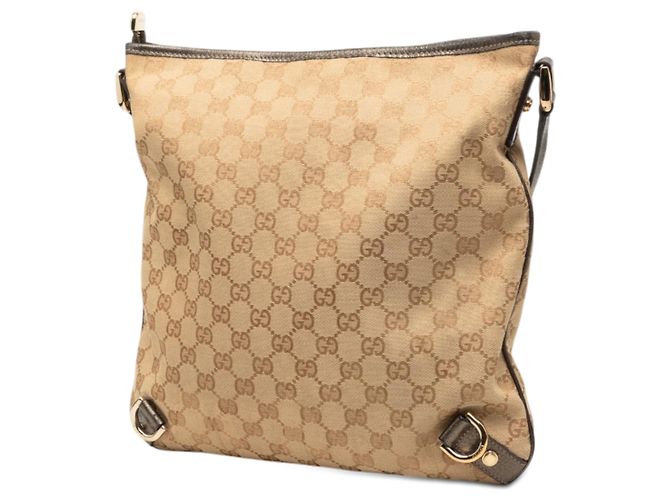Gucci Beige GG Canvas Abbey D Ring Crossbody - vista 2