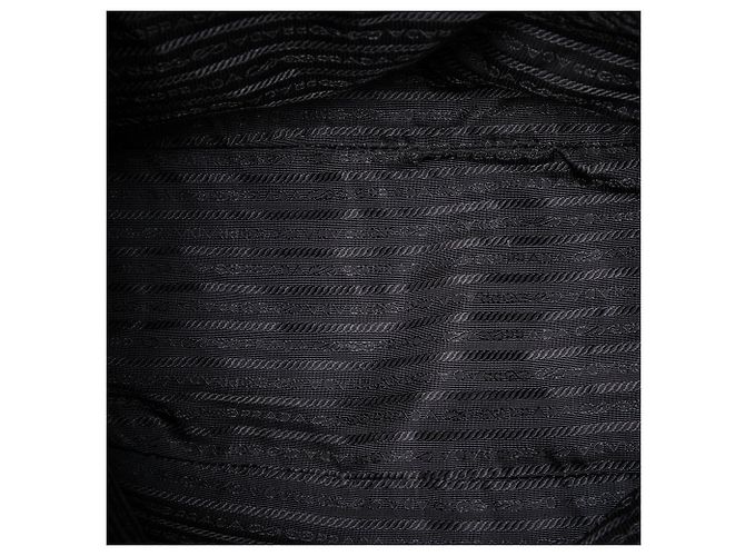 Bolso satchel Prada Black Tessuto Stampato Negro - vista 4
