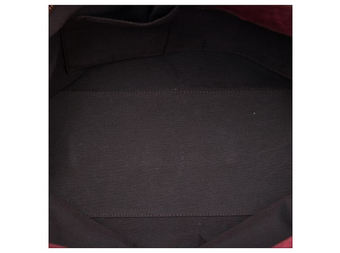 Borsa Fendi in tela Pequin marrone grande - vista 4
