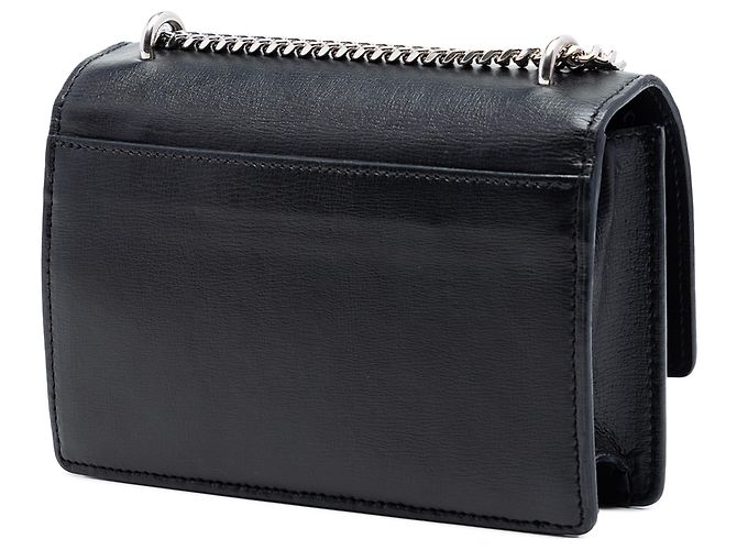 Cartera con cadena Saint Laurent Black Mini Calfskin Monogram Sunset - vista 2