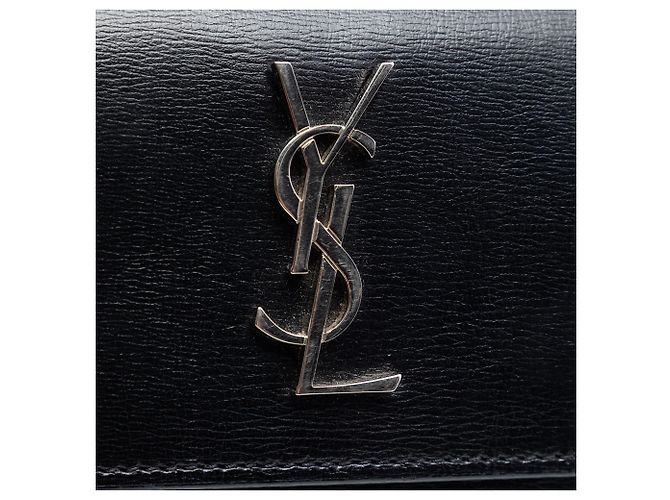 Cartera con cadena Saint Laurent Black Mini Calfskin Monogram Sunset - vista 5