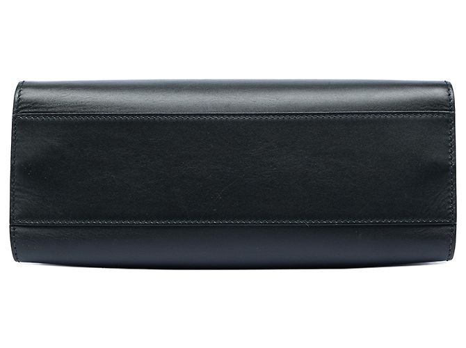 Bamboo Borsa Nymphaea in pelle di vitello nera e bambù con web Gucci, piccola Nero - vista 3
