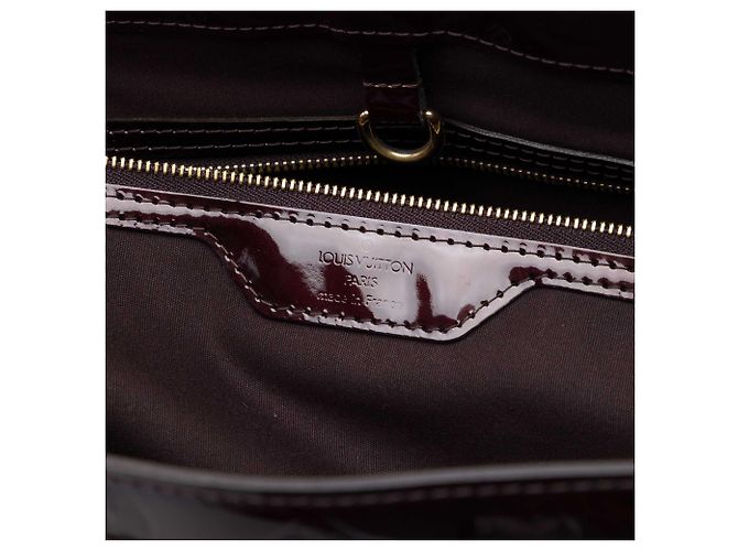 Louis Vuitton Purple Monogram Vernis Wilshire GM Porpora - vista 5