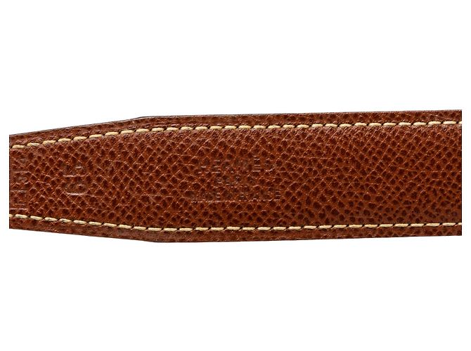 Cintura reversibile Hermès Constance H in pelle Swift ed Epsom nera Nero - vista 5