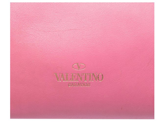 Valentino Pink Mini Leder Rockstud Double Handle Tote - Ansicht 5