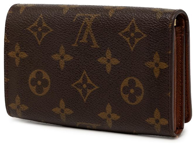 Cartera Louis Vuitton Porte Monnaie Tresor Marrón Monogram Castaño - vista 2