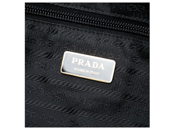 Bow Borsa Prada Black Tessuto con fiocco - vista 5