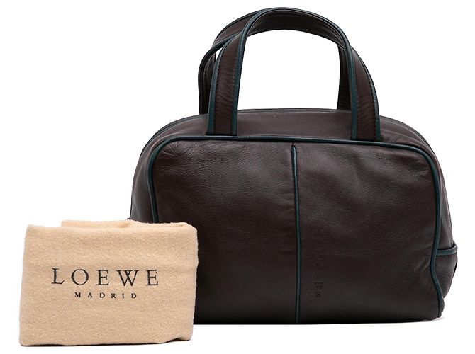 Borsa a mano in nappa marrone LOEWE Marrone scuro - vista 7