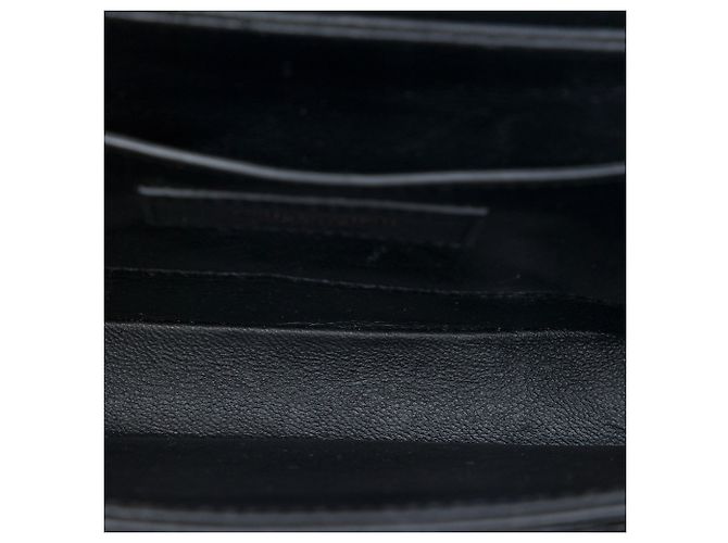 Borsa Solferino in vernice nera Small di Saint Laurent nella scatola Nero - vista 4