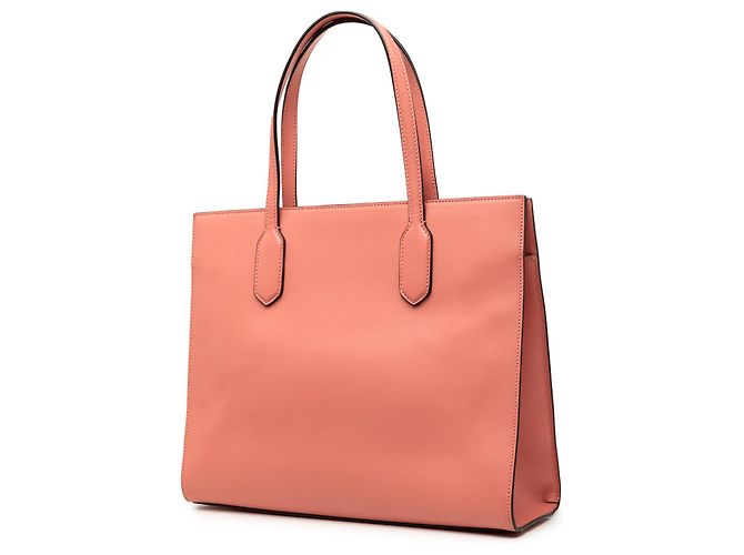 Tote en cuir de veau GG Marmont rose Gucci - vue 2