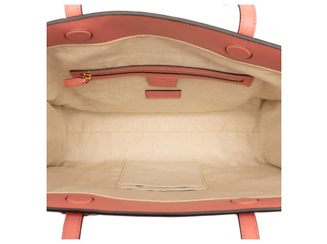 Tote en cuir de veau GG Marmont rose Gucci - vue 4