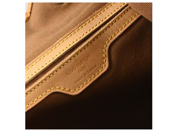 Louis Vuitton Vintage Montsouris Monogram Canvas GM Marrone - vista 4