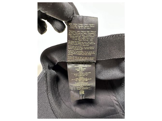 Fendi Roma Cap mit besticktem Logo - Schwarz - Ansicht 12