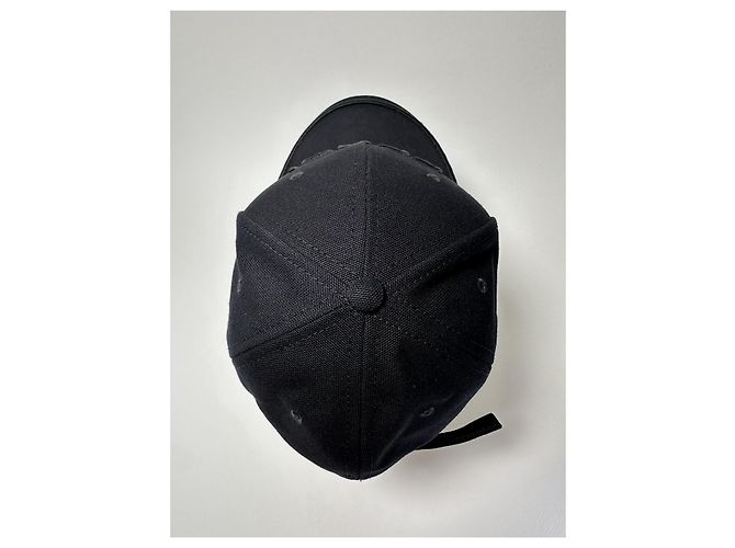 Fendi Roma Cap mit besticktem Logo - Schwarz - Ansicht 7