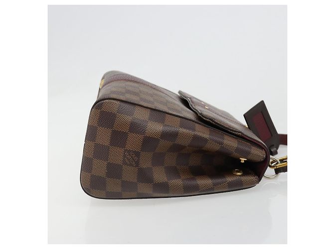 Louis Vuitton Bond Street Damier con Leather BB Marrone - vista 3