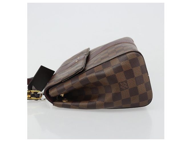Louis Vuitton Bond Street Damier con Leather BB Marrone - vista 4