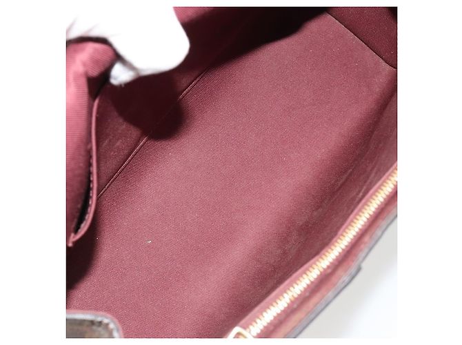 Louis Vuitton Bond Street Damier con Leather BB Marrone - vista 5