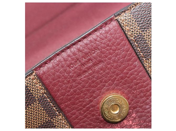 Louis Vuitton Bond Street Damier con Leather BB Marrone - vista 6
