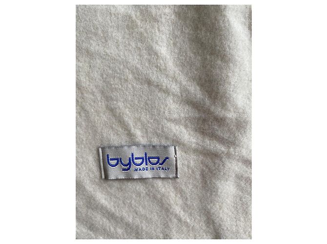 Byblos Bufanda de Lana Clara Beige - vista 2
