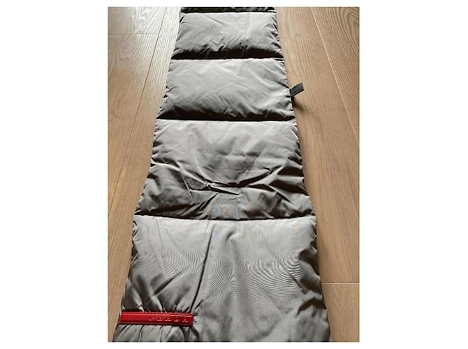 Sciarpa Prada Sport Nylon Imbottito Acciaio Grigio - vista 10