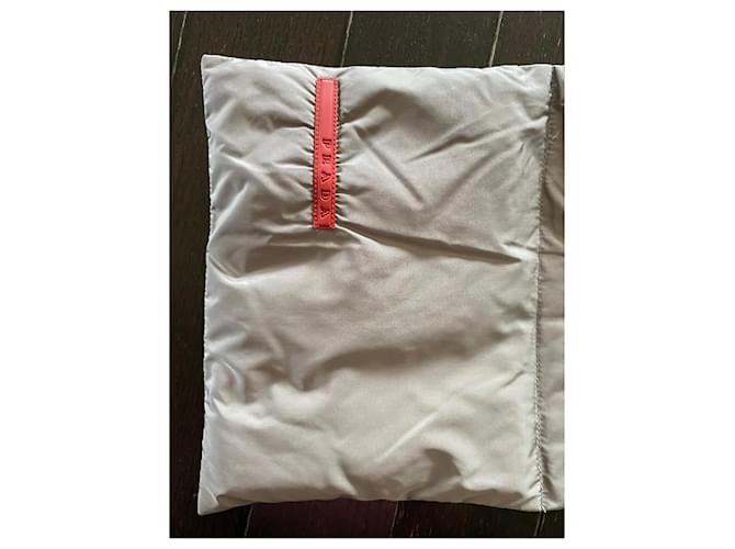Sciarpa Prada Sport Nylon Imbottito Acciaio Grigio - vista 3