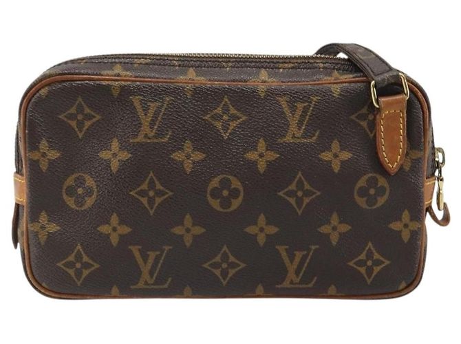 Louis Vuitton Pochette Marly Bandouliere Monogram Canvas medium Marrone - vista 2
