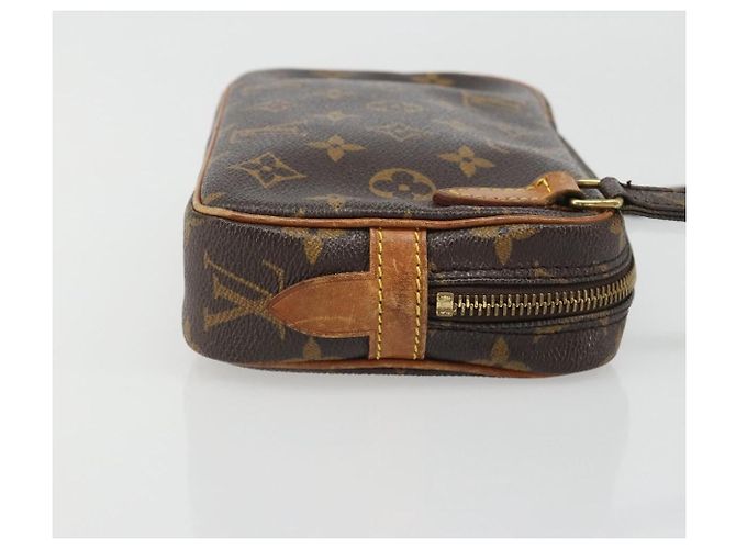 Louis Vuitton Pochette Marly Bandouliere Monogram Canvas medium Marrone - vista 3